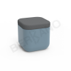 Пуф Grace бирюзового цвета, аксессуар темно-серого цвета