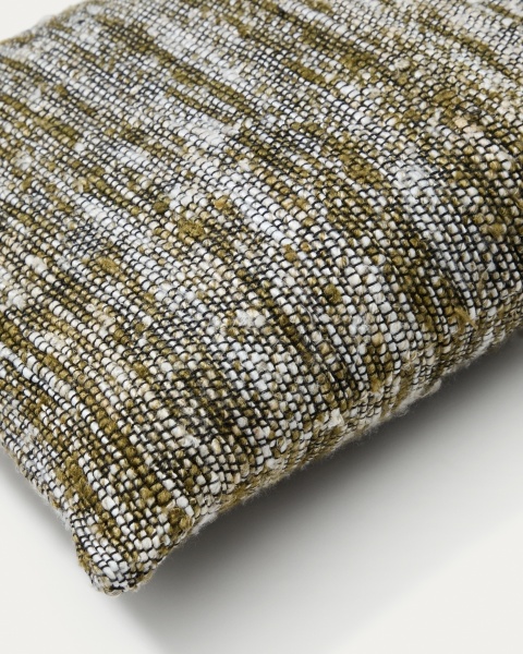 Чехол на подушку Yadit из зеленой вискозы и хлопка 45 x 45 см от интернет-магазина IDODOM.RU