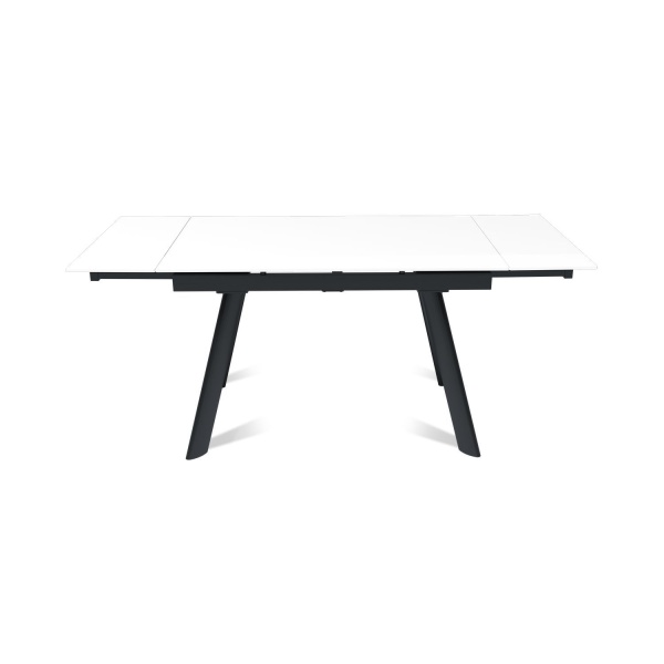 Стол раскладной Stone (120+30+30), керамика матовая белая от интернет-магазина IDODOM.RU