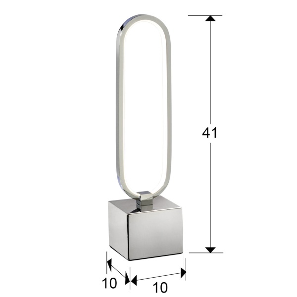 Настольная лампа Colette LED хром от интернет-магазина IDODOM.RU