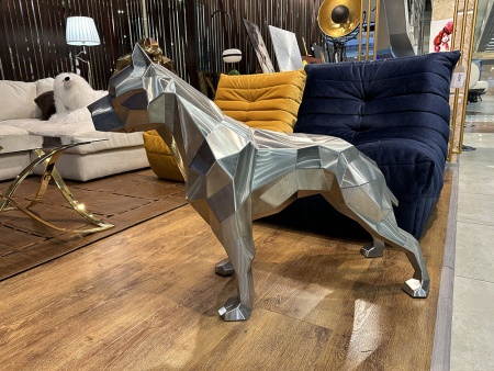 Питбуль.   Финиш: шлифовка. Цвет: серебро. от интернет-магазина IDODOM.RU