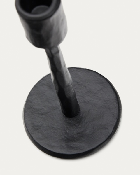 Nuvro Большой черный алюминиевый подсвечник от интернет-магазина IDODOM.RU