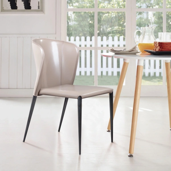 Стул Albert, кожа капучино от интернет-магазина IDODOM.RU