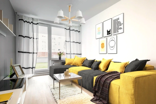 Модуль диван Фри 101 - Эконом микровелюр