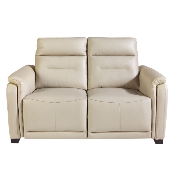 2-местный диван с реклайнером 6157 из серо-коричневой кожи от интернет-магазина IDODOM.RU