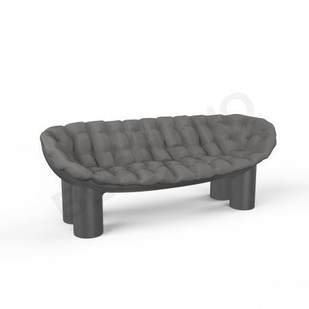 Диван SLON Coal Black, Graphite