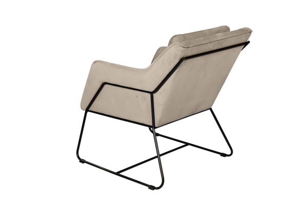 Кресло Alex, бархат пепельно-бежевый 25 от интернет-магазина IDODOM.RU