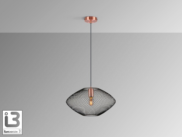 Melany Подвесной светильник 1L черный-медный от интернет-магазина IDODOM.RU