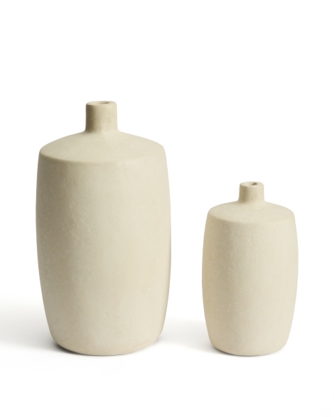 Ваза из папье-маше Mireni бежевого цвета Ø 26 см от интернет-магазина IDODOM.RU