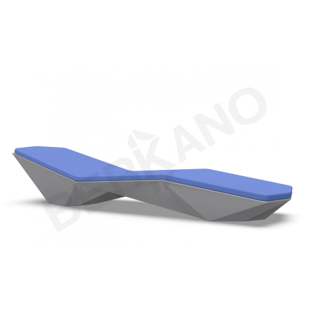 Шезлонг Quaro с подушками Graphite, Navy