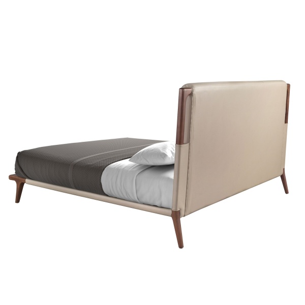 Кровать 7194 из экокожи цвета норки 180 х 200 см от интернет-магазина IDODOM.RU