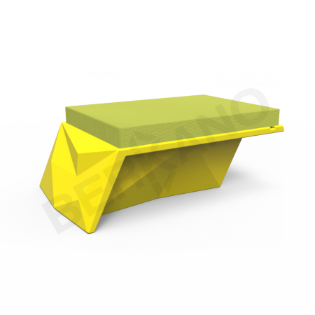 Угловой модуль Quaro с подушками Yellow, Green