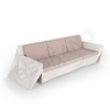 Диван Quaro с подушками Cappuccino, Cappuccino