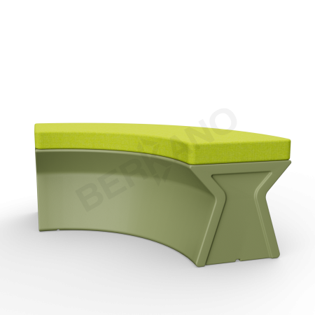 Скамейка X-seat Arc Olive green / Green