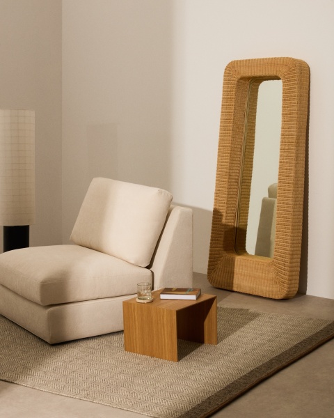 Зеркало из ротанга Zilna 58 x 120 см от интернет-магазина IDODOM.RU