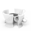 Светящийся стул Coffee белого цвета от интернет-магазина IDODOM.RU