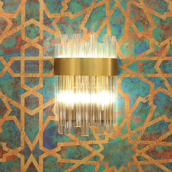 Бра Cloyd NACK-A W3 / выс. 35 см - R - латунь (арт.20187) от интернет-магазина IDODOM.RU