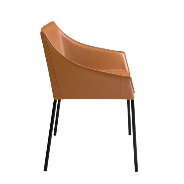 Стул 4144/DC931A коричневый из экокожи от интернет-магазина IDODOM.RU