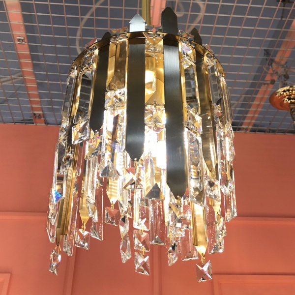 Подвесной светильник Cloyd ALCATRAZ-A P3 / Ø23 см - латунь (арт.10600) от интернет-магазина IDODOM.RU