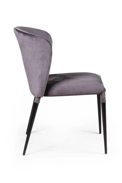 Стул Albert (Альберт), бархат антрацит 14 от интернет-магазина IDODOM.RU