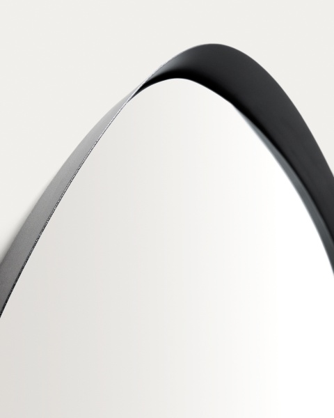 Зеркало Tebel черное металлическое 85 x 93,5 см от интернет-магазина IDODOM.RU