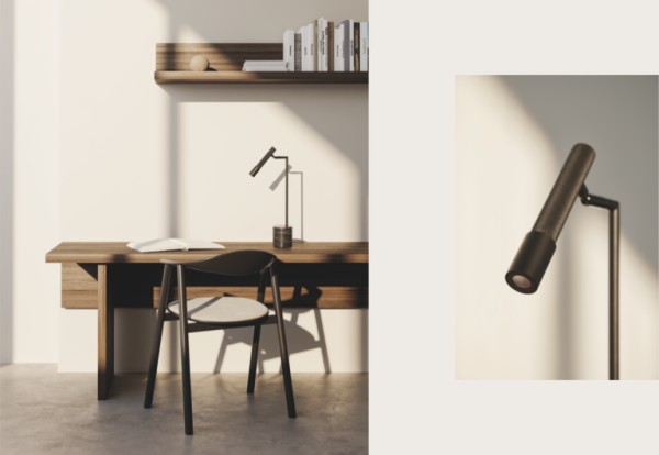 Настольная лампа Ycro черная от интернет-магазина IDODOM.RU