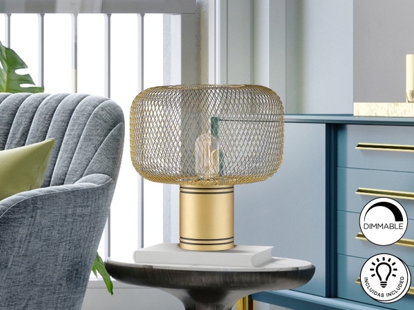 Настольная лампа Osiris 1L золотая от интернет-магазина IDODOM.RU