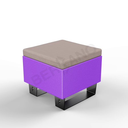 Скамейка Brick 60 Deep Violet, Cappuccino