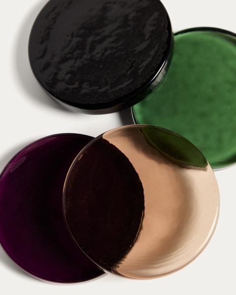 Obila Набор из 4 разноцветных подставок из переработанного стекла от интернет-магазина IDODOM.RU