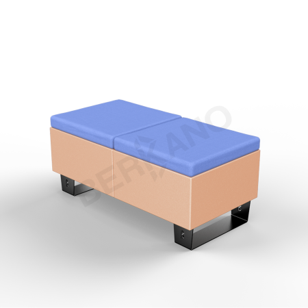 Скамейка Brick 120 Terracotta, Navy