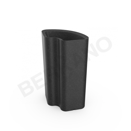 Кашпо Vittorio 80an DB Black Granite