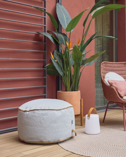 Пуф Dalila PET зеленый Ø 60 см от интернет-магазина IDODOM.RU