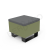 Скамейка Brick 60 Olive green, Dark grey
