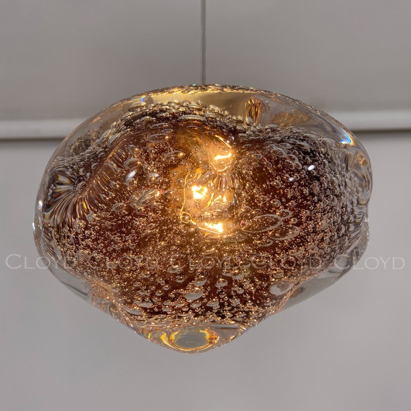 Подвесной светильник Cloyd VOCAL P1 / хром - розовое стекло (арт.11346) от интернет-магазина IDODOM.RU