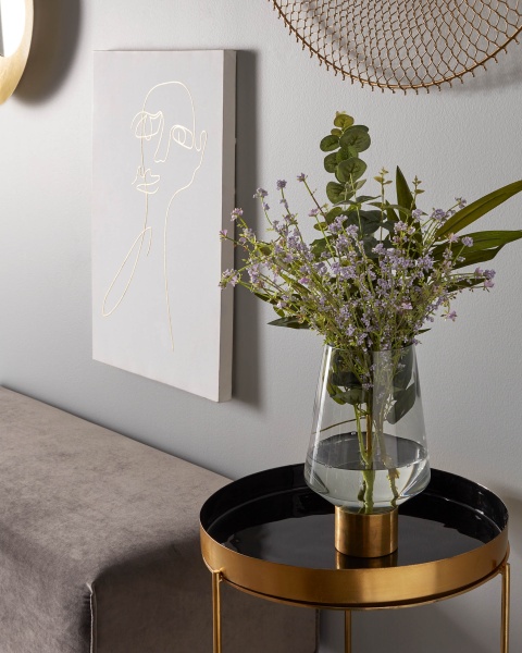 Банкетка Lydia бархат серая от интернет-магазина IDODOM.RU