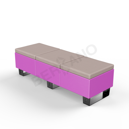 Скамейка Brick 180 Royal Purple, Cappuccino