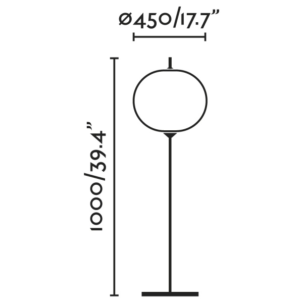 Торшер уличный Saigon серый / белый мат. 1М R45 от интернет-магазина IDODOM.RU