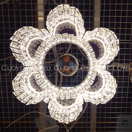 Люстра Cloyd ANTREA-B C1 / Ø50 см - хром (арт.11626) от интернет-магазина IDODOM.RU