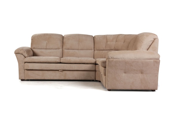 Diamante диван-кровать угловой велюр бежевый от интернет-магазина IDODOM.RU