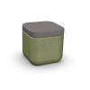 Пуф Grace темно-зеленого цвета, аксессуар графитового цвета