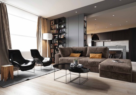 Модуль диван Элизиум угловой - Эконом микровелюр