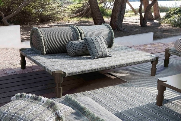 Индийская кровать GL Tartan green Double от интернет-магазина IDODOM.RU