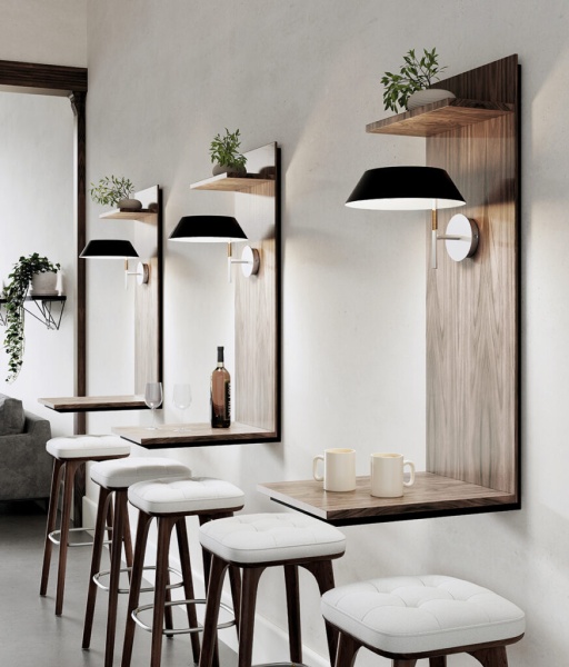 Бра Aider матовый никель от интернет-магазина IDODOM.RU