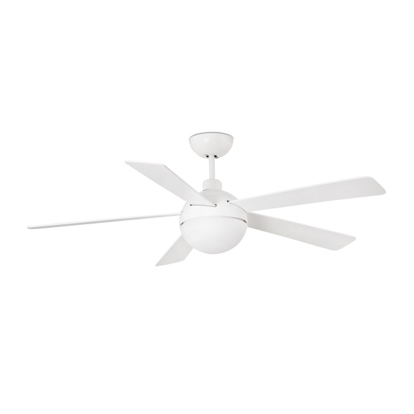 Потолочный вентилятор с освещением Izaro белый от интернет-магазина IDODOM.RU