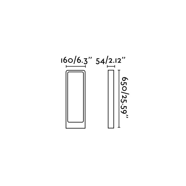 Ландшафтный светильник Das 65 см темно-серый от интернет-магазина IDODOM.RU