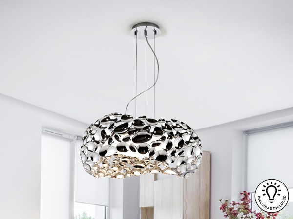 Подвесной светильник Narisa Ø47 5L хром от интернет-магазина IDODOM.RU