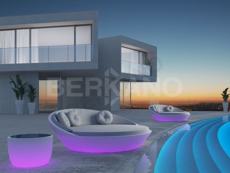 Шезлонг Riviera Snow White Light, Bone Brown от интернет-магазина IDODOM.RU