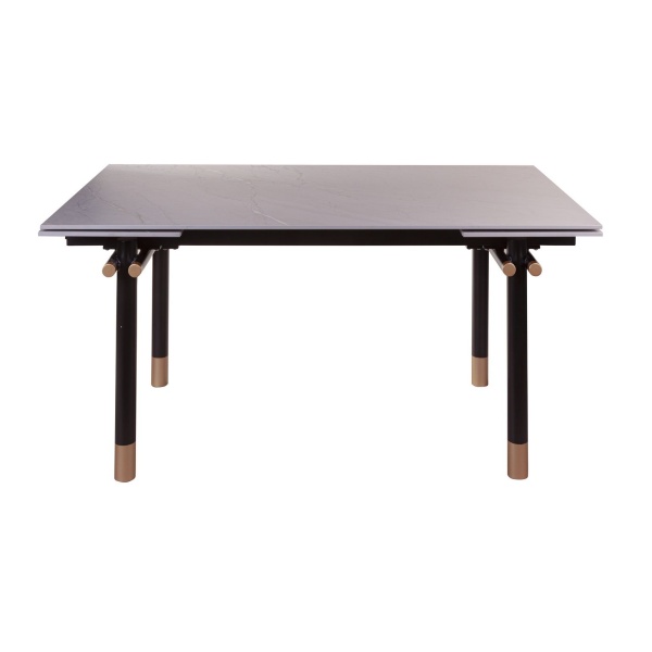 Стол обеденный Trump (160+40+40), керамика серая от интернет-магазина IDODOM.RU