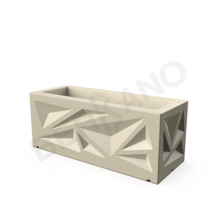 Кашпо Icelandic Horizontal DB Bone Brown