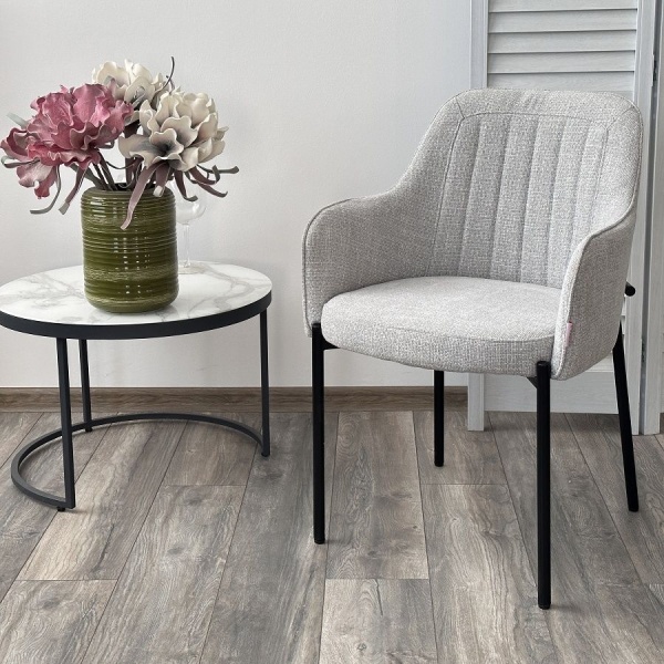 Стул Woodrow, рогожка светло-серый от интернет-магазина IDODOM.RU